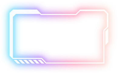 Futuristic Technology Cyberpunk Frame