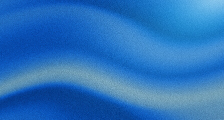 Abstract background grainy texture. Blue gradient mix horizontal background. Modern blue backdrop.