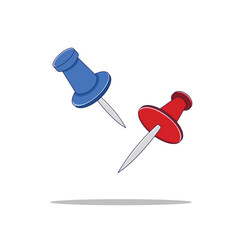 Push Pin Illustration