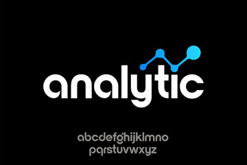 Minimal elegant font lowercase alphabet rounded graphic vector illustrations