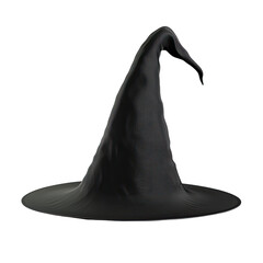 Witch Hat Classic Black Wizards Pointed Hat for Halloween Magic.