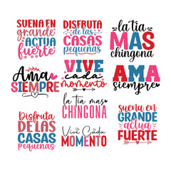 Latina Motivational design bundle