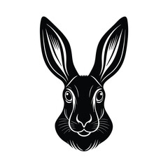 Jackrabbit Head with Long Ears