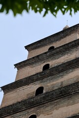 Giant Wild Goose Pagoda in Xi'an，China