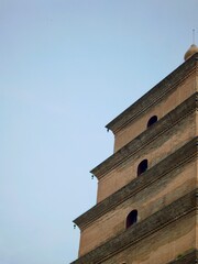 Giant Wild Goose Pagoda in Xi'an，China