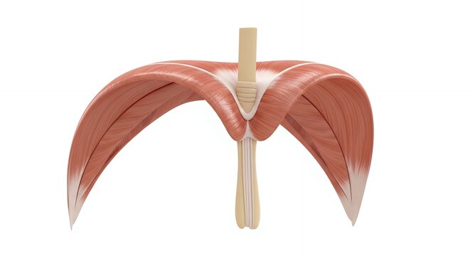 Anatomical 3D Model of Subclavius Muscle Structure
