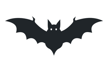 Bat Silhouette Icon for Graphic Design