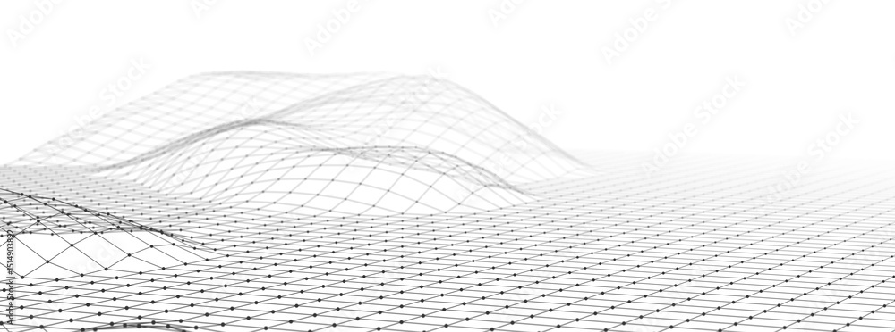 Poster abstract white background with connected dots and lines. medical background. background for business