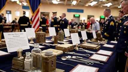 Army Medical Corps Establishment Day Exhibition Display - Powered by Adobe