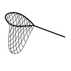 net fishing tool landing net tackle catch activity
