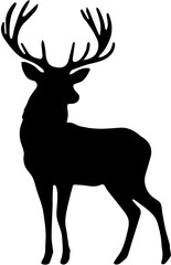 deer silhouette vector