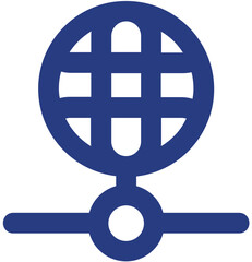 High tech equipment icon