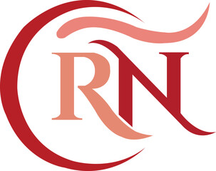 R N New Logo Design 