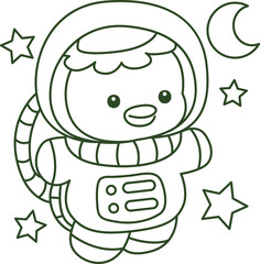 Outline of Kawaii japanese mythology Kappa sticker cute.
Coloring pages of Cute kappa mascot ghost japanese.