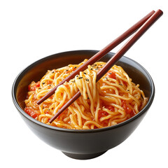 Tomato and Peppers Sauce Spaghetti Dish in a Greek Restaurant in Athens