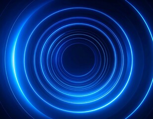 Obraz premium Abstract glowing concentric circles