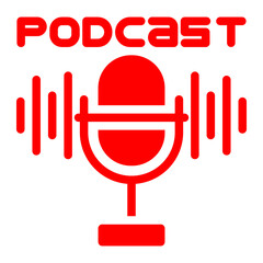 Podcast Marketing — microphone with sound waves icon