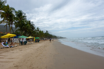 Tropical Guacuco Beach at Isla Margarita, Venezuela
