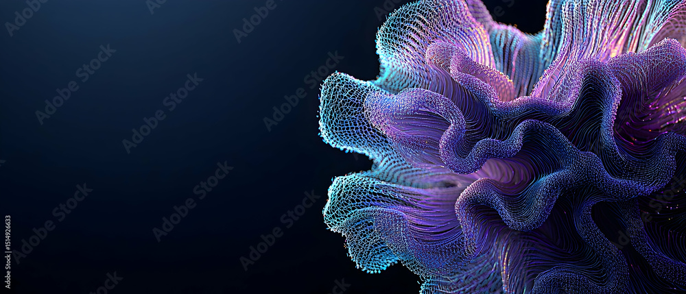 Aufkleber abstract colorful particle design