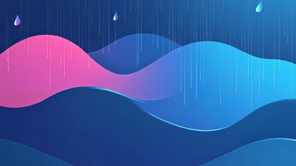 Minimalist abstract background of rainfall