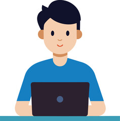 Laptop Work Setup - Remote Business & Digital Productivity