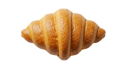 croissant on white background