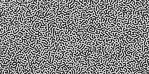 Abstract Reaction-diffusion Turing pattern natural texture gray gradient color scheme. Linear design with biological algorithm psychedelic background. Reaction-diffusion or truing patter	