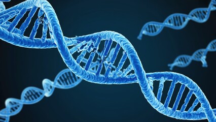 This captivating animation showcases the intricate details of DNA synthesis and gene data in motion. Perfect for educational and scientific uses.