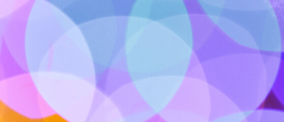 Fototapeta premium Abstract Bokeh Background with Overlapping Pastel Purple and Pink Blurred Lights Soft Focus Effect