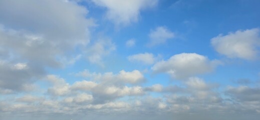 blue sky with clouds