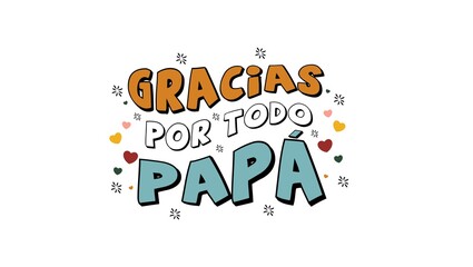 Spanish Father's Day Greeting Card