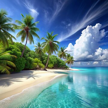 --tropical-beach-with-turquoise-water-and-white-sa