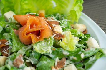 Fresh Salmon Caesar Salad