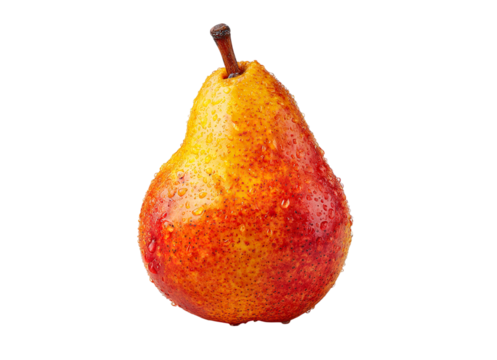 Orange yellow pear