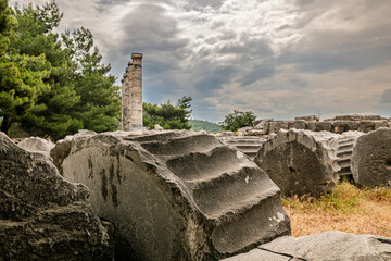 Priene is an Ionian city founded in Aydin Soke, approximately 100 km away from Selcuk-Ephesus.