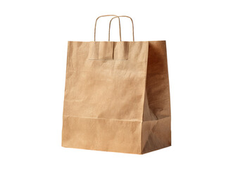 Playful modern brown paper bag