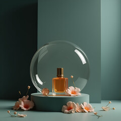 Clean Minimal Product Stage Mockup for Cosmetics or Decor