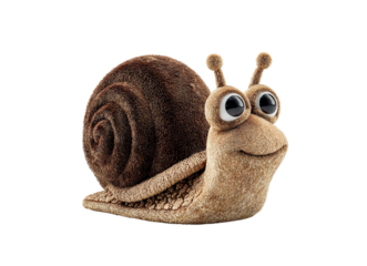 Plush snail toy