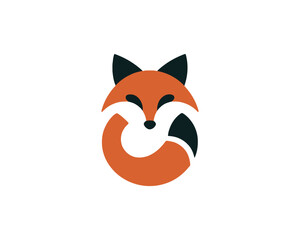 Fox logo designed for playful product identity