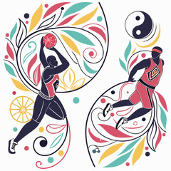 Fototapeta premium Abstract illustration vector design