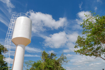 Water tank for supplying the population of the city of Guarani, state of Minas Gerais, Brazil.