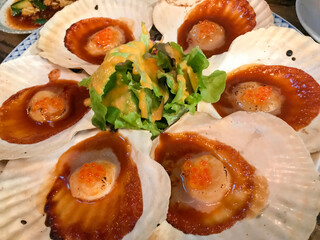 Gourmet Scallops with Sauce