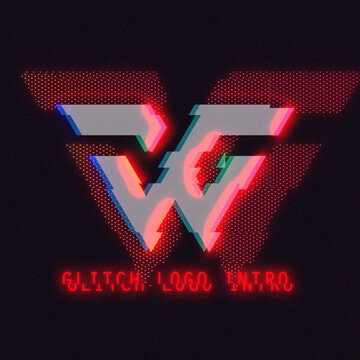 Modern Glitch Square Logo Reveal AET 285