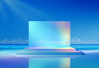 3d podium product display presentation platform for showing your products