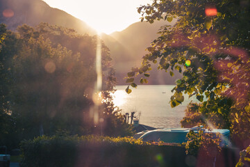 Morgens am See