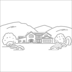 A diverse collection of house illustrations, from urban cityscapes and detailed architectural designs to whimsical village sketches and vibrant cartoon homes