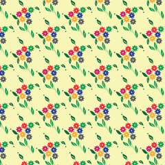 seamless pattern with flowers