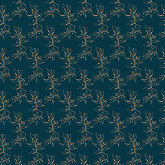 seamless pattern with snowflakes