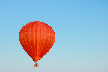 A colorful Hot  air balloon festival in Canada
