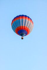 A colorful Hot  air balloon festival in Canada
